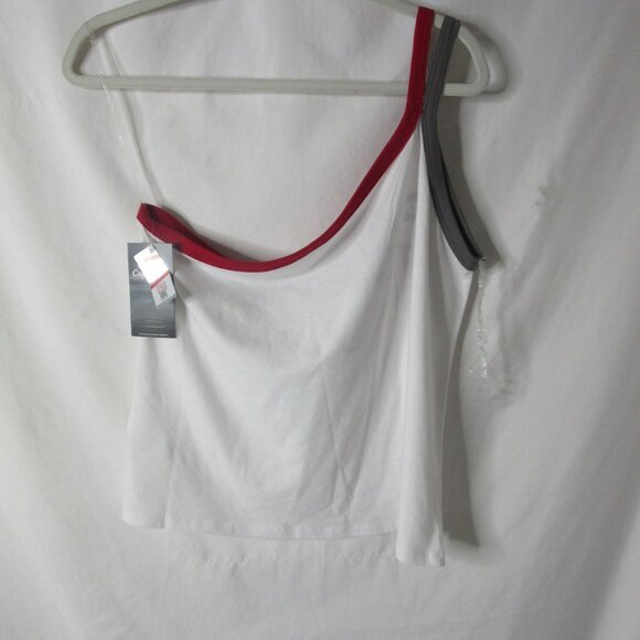 NCAA Alabama Crimson Tide Women's Tank Top One Shoulder White Size Large NWT - Picture 3 of 11